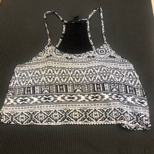 Aztec crop top